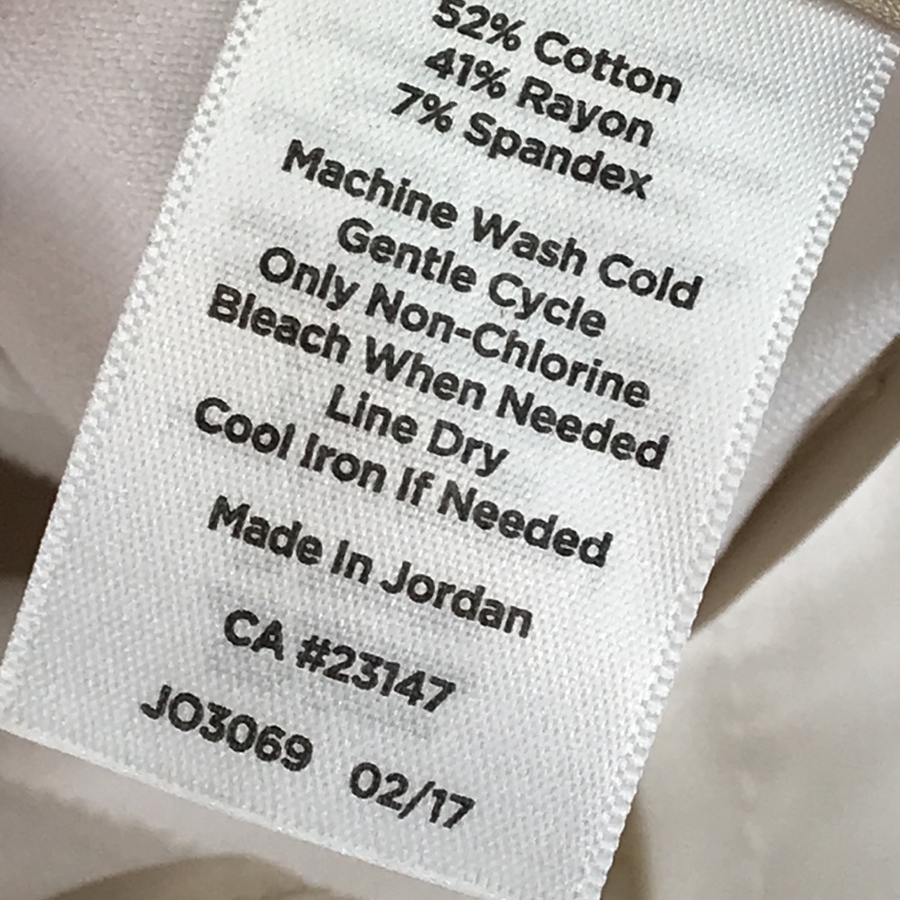 TALBOTS Cropped White Pants NWT - Picture 10 of 12